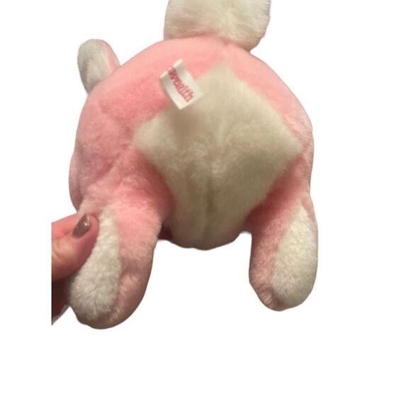 Commonwealth Unisex Pink Easter Bunny Basket Rabbit Plush Stuffed Animal - Picture 7 of 11